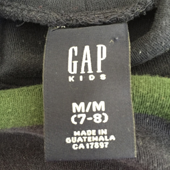 Gap Boy's Striped Turtleneck Size Medium (7-8) - Picture 2 of 2